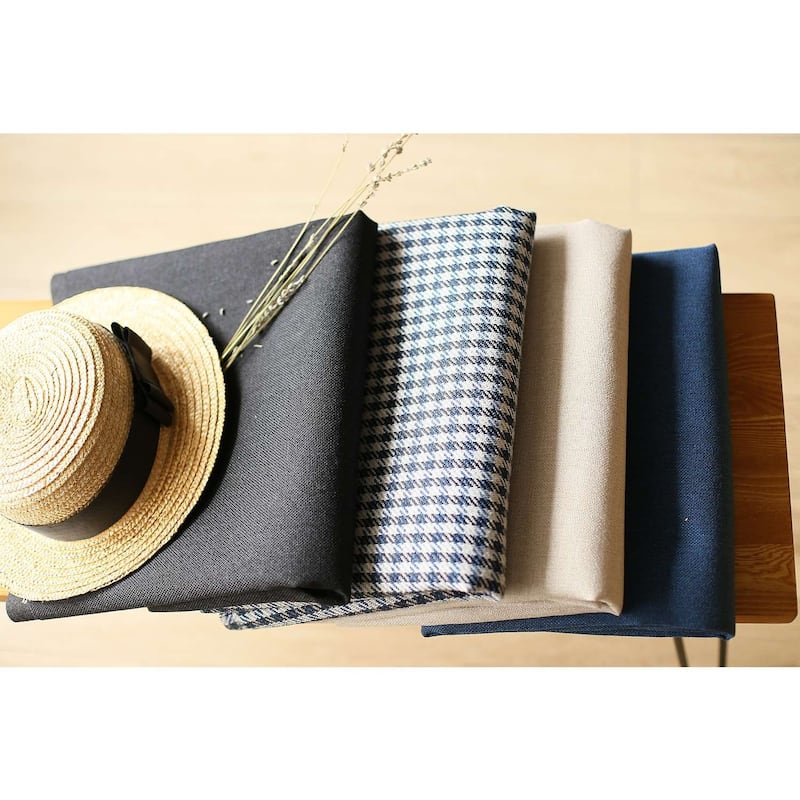 HomeRoots Set Of Two 18" X 18" Grey And Blue Geometric Zippered Handmade Polyester Throw Pillow