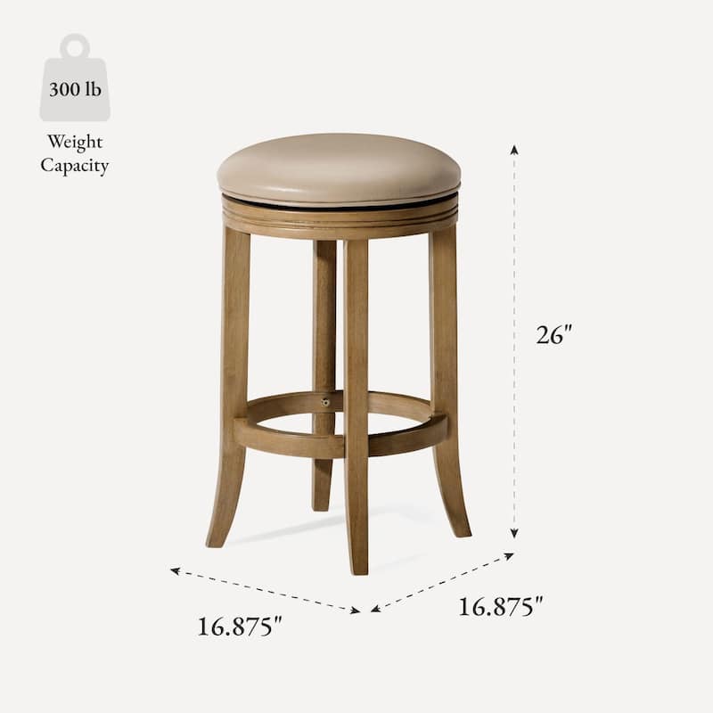 Maven Lane Eva Swivel Kitchen Stool