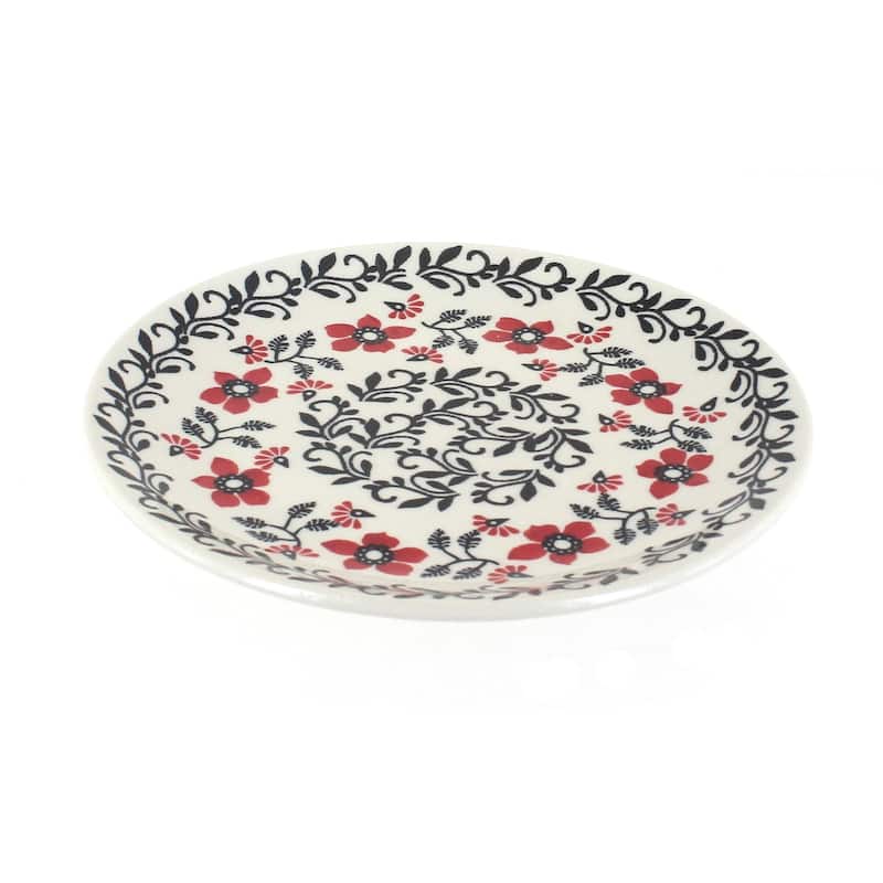 Blue Rose Polish Pottery Manufaktura Dessert Plate - Scarlett Ivy