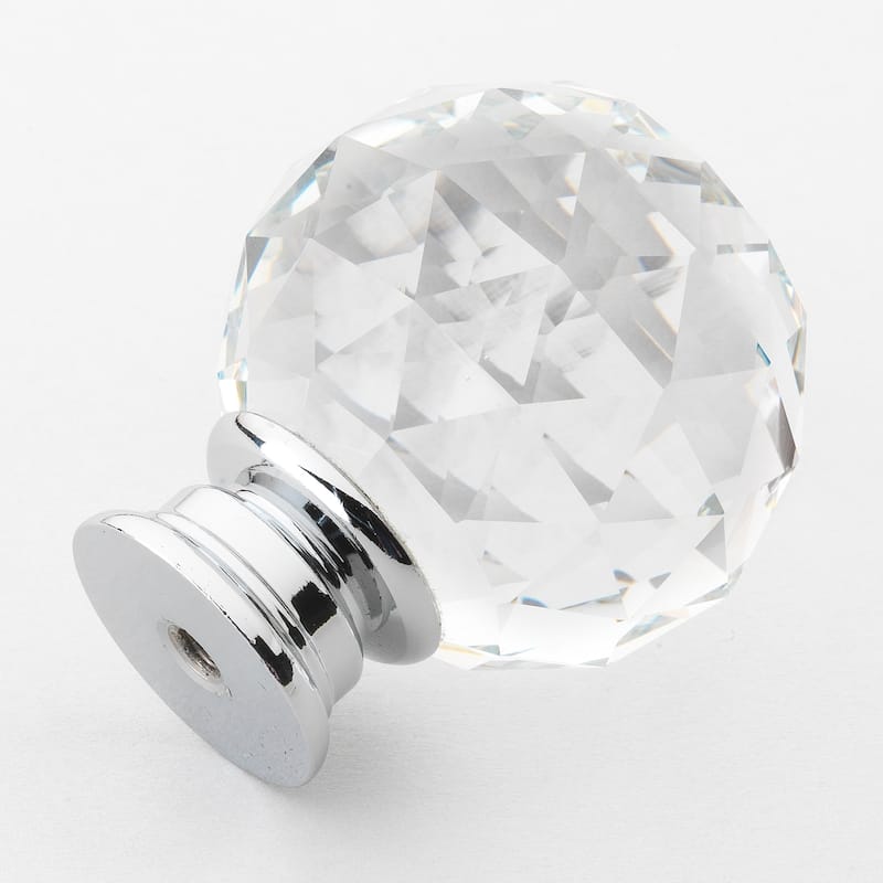 GlideRite 1.57-inch Clear K9 Crystal Cabinet Knobs (Pack of 25)