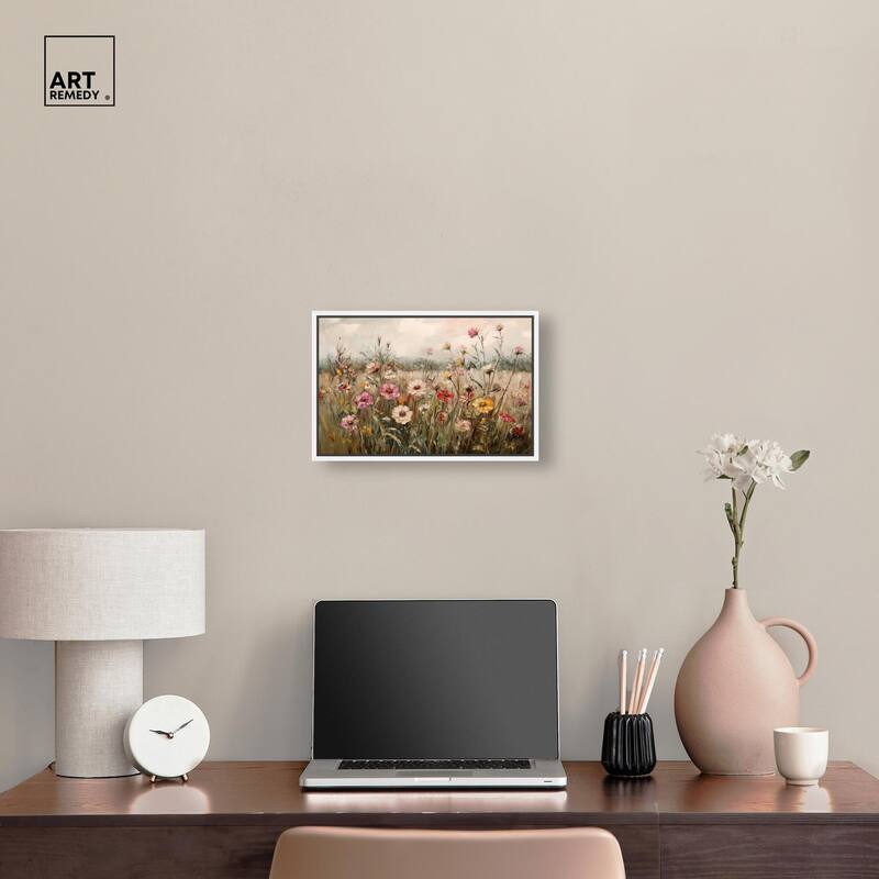 Vintage Blooms I Canvas by Art Remedy