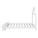 preview thumbnail 5 of 6, Full Size Wood Platform Bed with House-Shaped Headboard, Footboard Bench, and Wooden Support