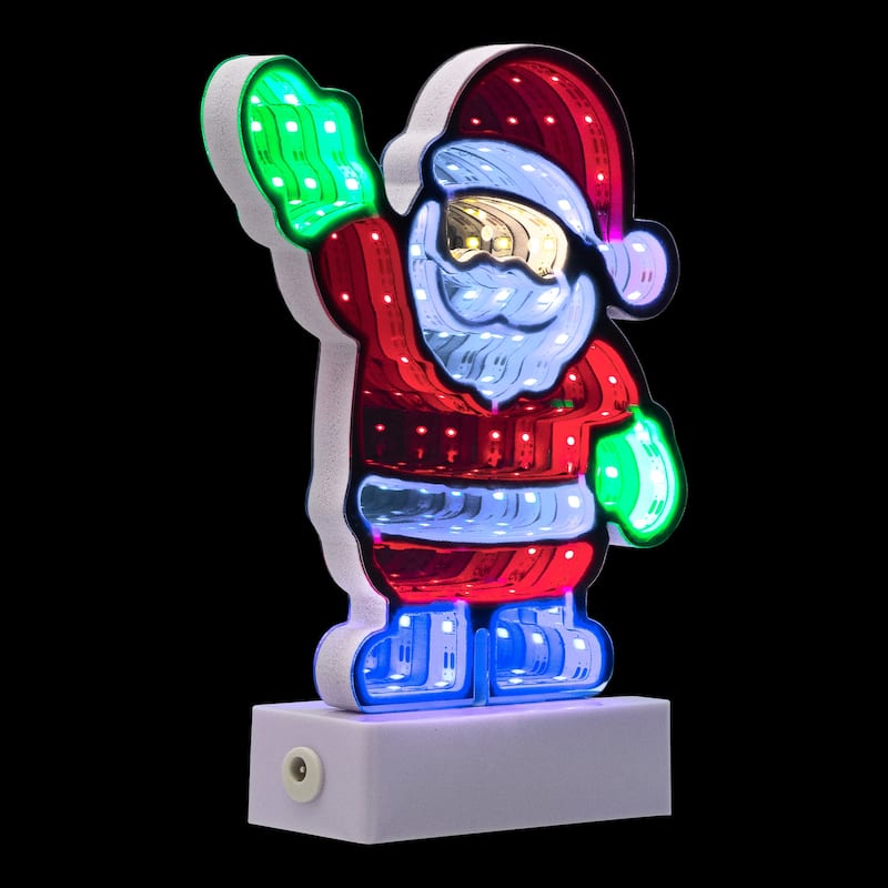 LED 3D Santa Claus Christmas Tunnel Light - 8"