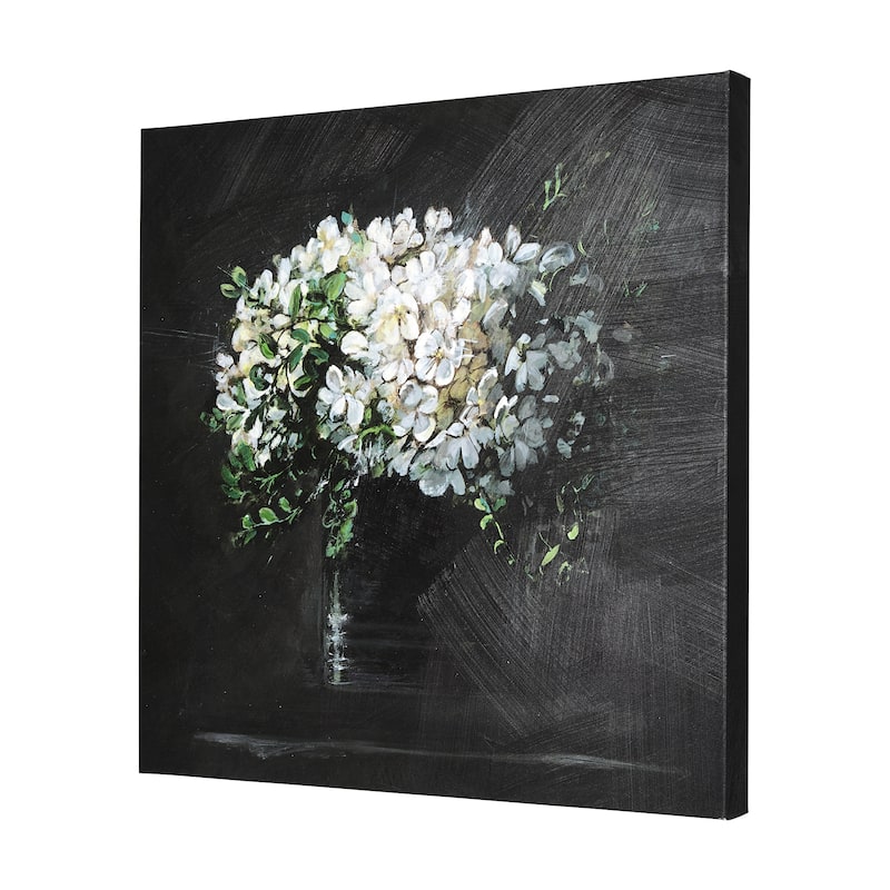 Still Life Flowers I (41 x 41) Canvas Art Print