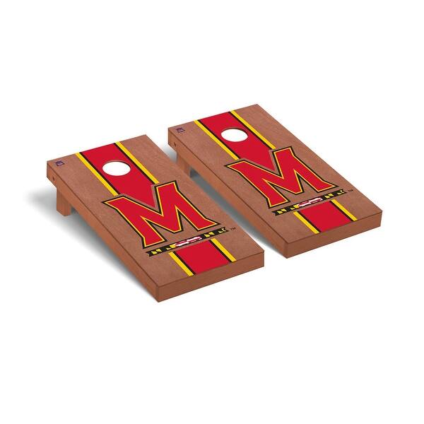 slide 2 of 5, Maryland Terps 2x4 Pro Cornhole Boards - V3 Include Carrying Case