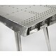 preview thumbnail 4 of 6, Butler Midway Silver Aluminum/MDF/Steel/Wood Aviator Desk