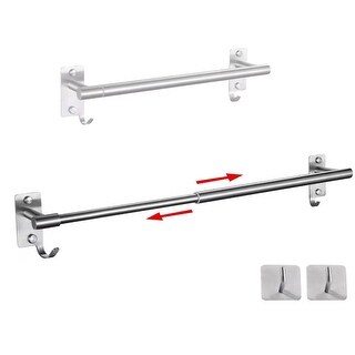 Adjustable Towel Bar Towel Holder for Bathroom Kitchen - Bed Bath & Beyond - 37953316