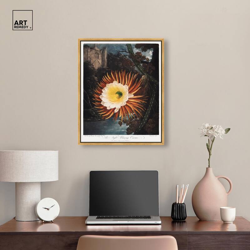Night-Blowing Cereus 1807 Canvas by Art Remedy