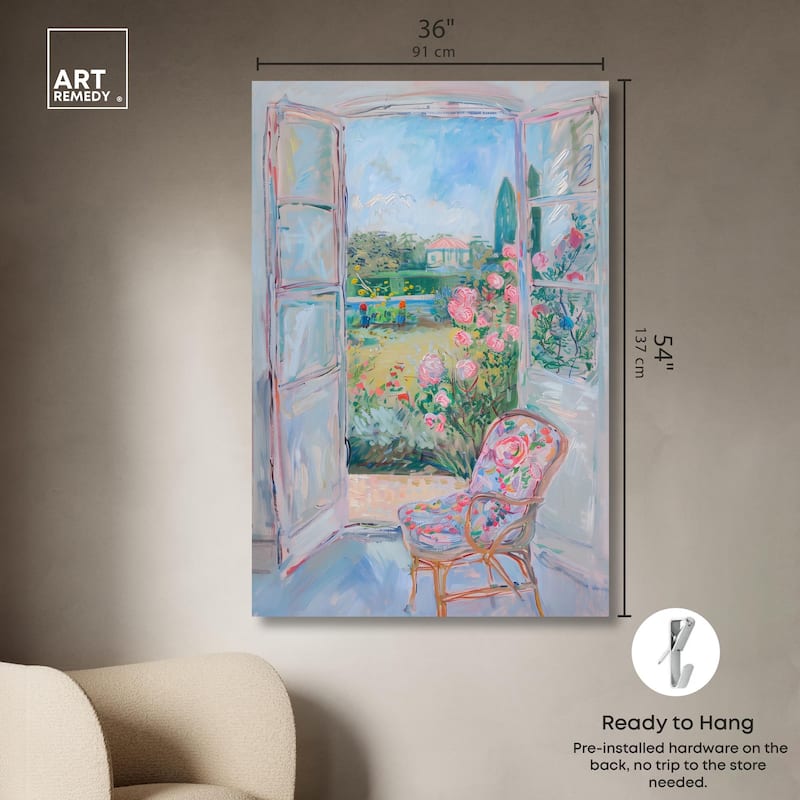 Whispers of Giverny Canvas by Art Remedy, Gallery Wrapped