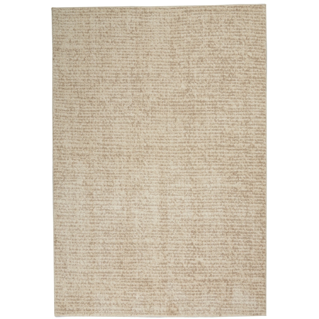 Calvin Klein Etched Indoor only Beige Solid Area Rug