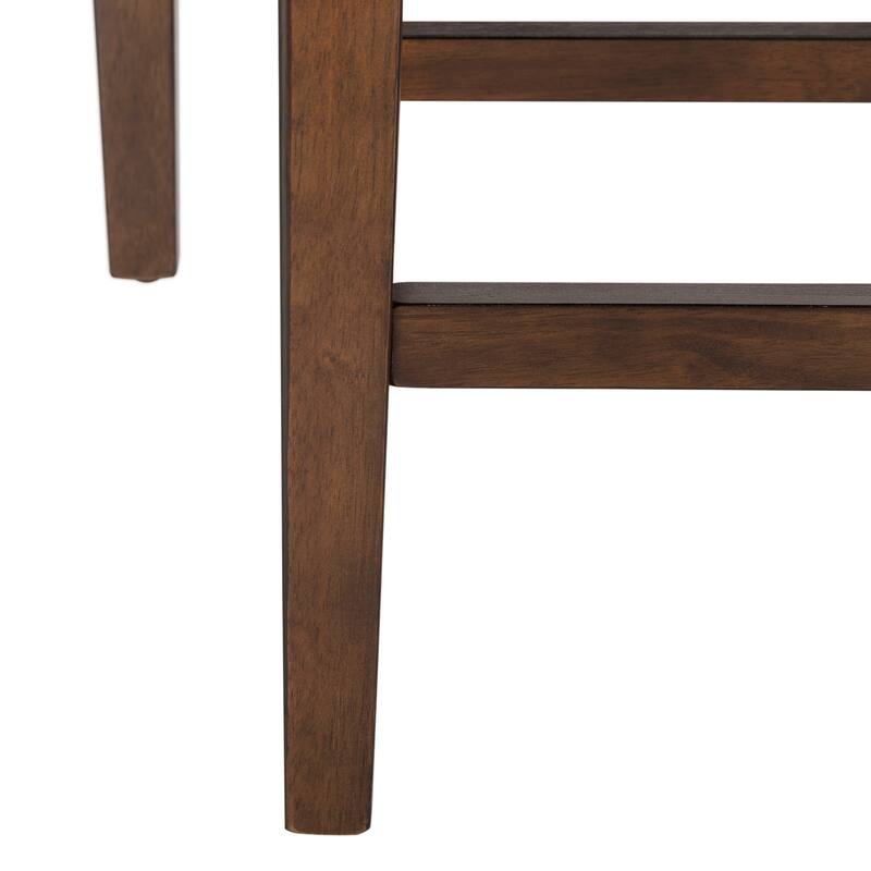 SAFAVIEH Coletta Dark Brown 5-Piece Pub Set - 48" x 24" x 36" - 48Wx24Dx36H