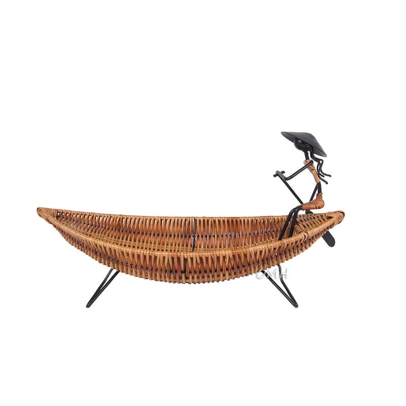 Asian Style Tranquility Boat Basket