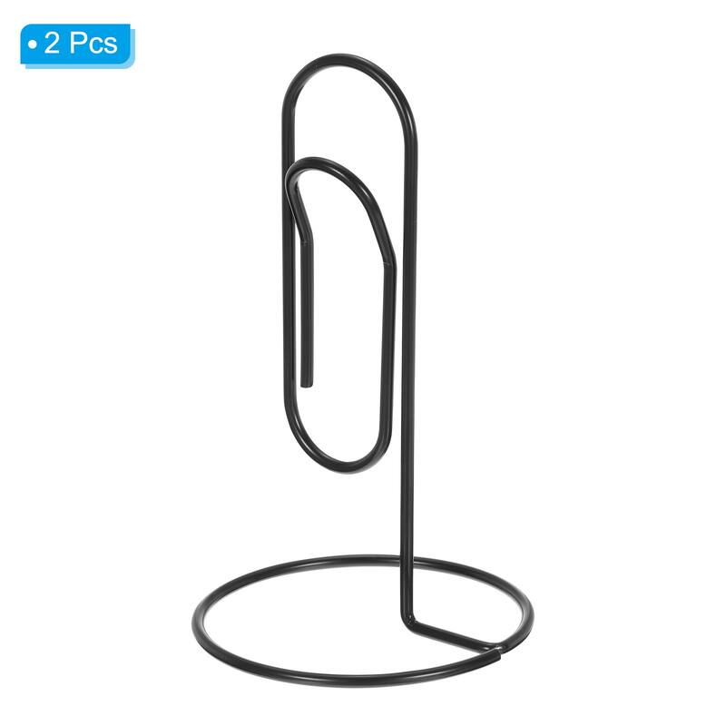 Place Card Holder, 2 Pack Memo Clip Holder Stand Paper Clip Shape