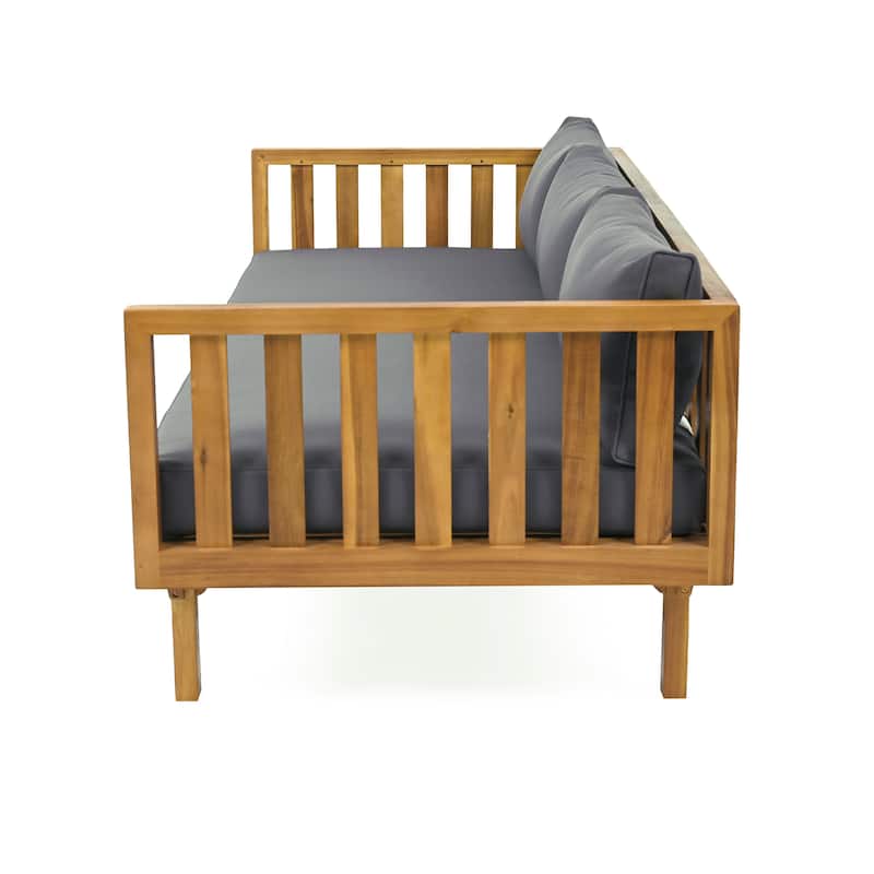 Christopher Knight Home - Marin Outdoor Acacia Wood Coffee Table and Daybed Set
