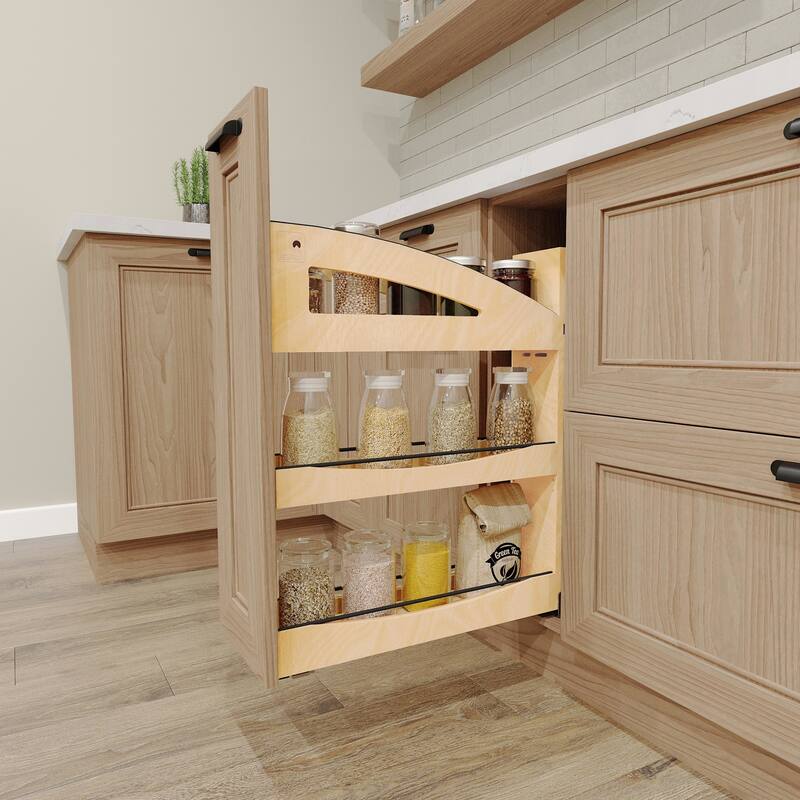 Rev-A-Shelf 448CC-BCSC-5 Craftsman 5-15/16" Wide Kitchen Cabinet Slide