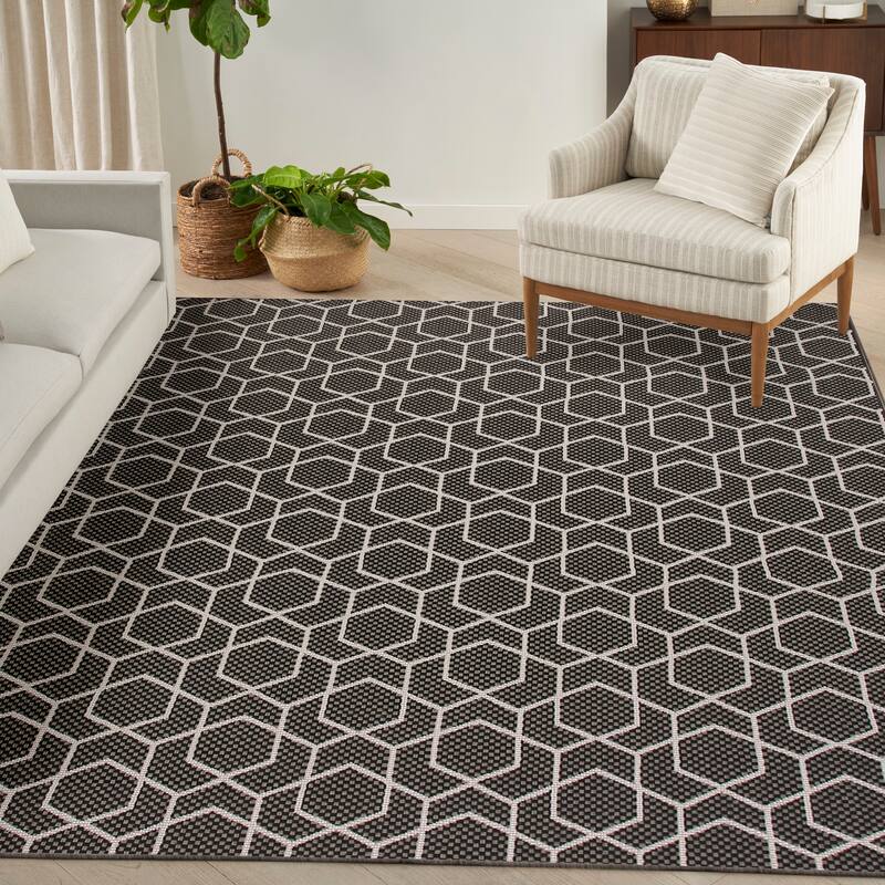 Nourison Horizon Indoor/Outdoor Geometric Area Rug