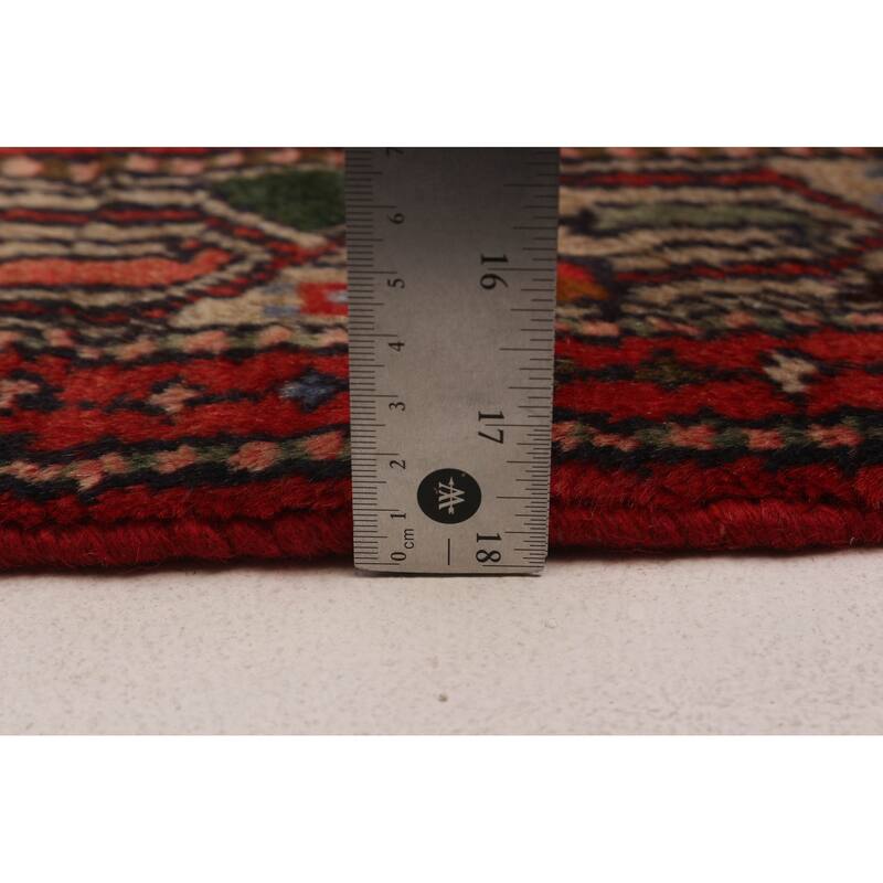 ECARPETGALLERY Hand-knotted Konya Anatolian Cream, Red Wool Rug - 2'6 x 9'10