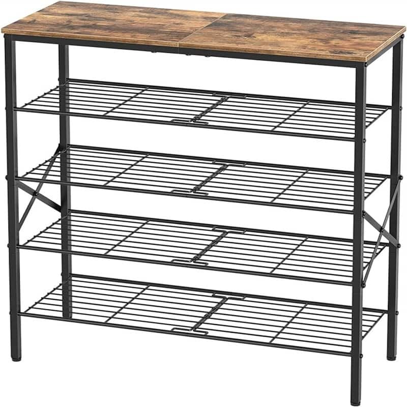 5-Tier Shoe Storage - 10.8"D x 27.8"W x 32.7"H