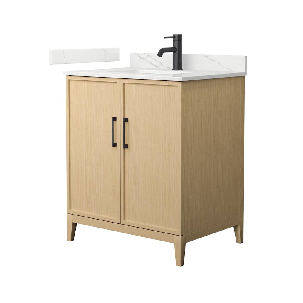 Elan 30-inch Single Vanity, Single Hole Quartz Top