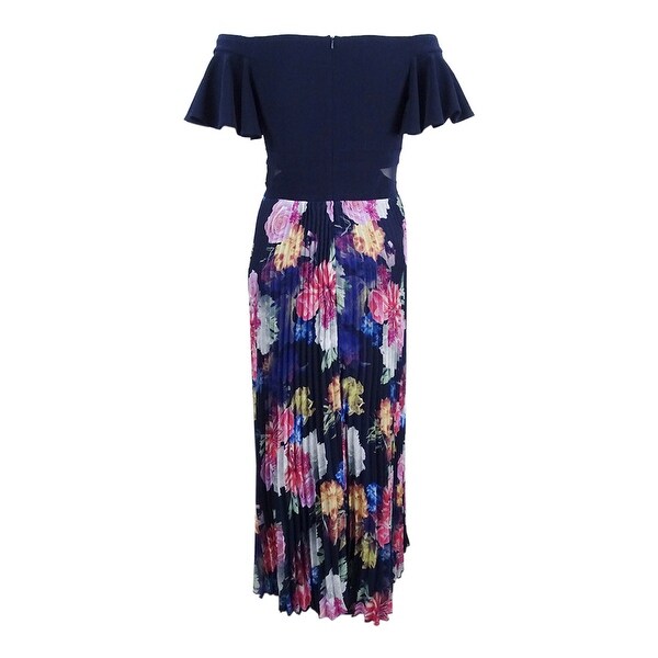 plus size off the shoulder gown