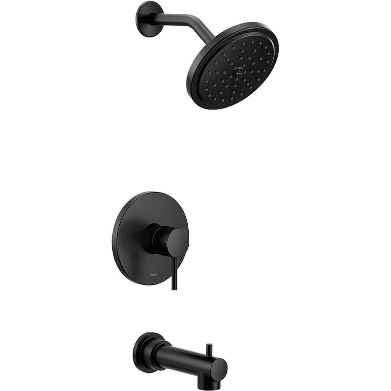 Moen UT3293EP Align Tub and Shower Trim Package with 1.75 GPM Single - Matte Black - Matte Black