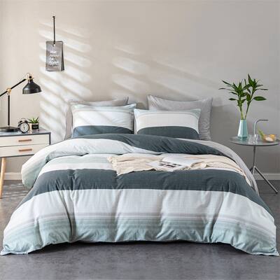 Stripe Boho Duvet Cover Set