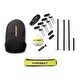 preview thumbnail 3 of 6, CROSSNET Four Square Volleyball Net and Game Set with Carrying Backpack & Ball - 7.7