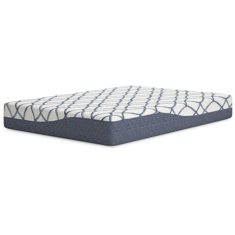 Signature Design by Ashley 10 Inch Chime Elite 2.0 White/Blue Mattress