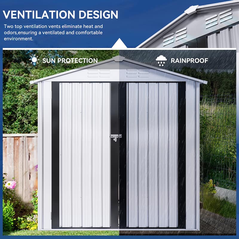 6 X 4FT Outdoor Storage Shed - 6*4 FT