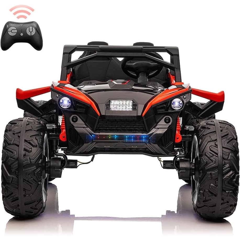 2 Seaters 24V Ride on UTV with Remote Control,10AH Battery, 400W Powerful Motors with 17" EVA Wheels