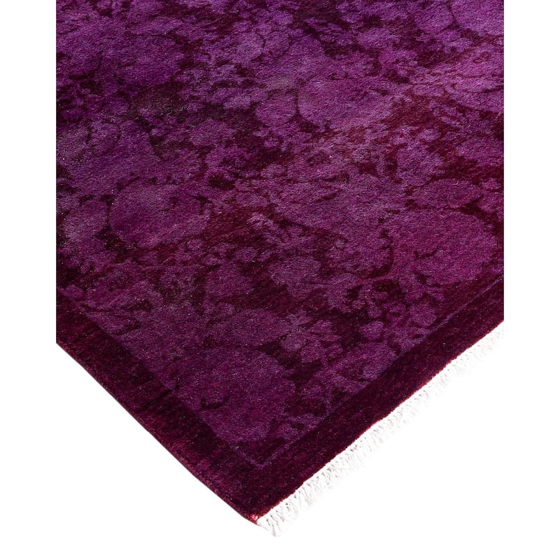 Fine Vibrance One-of-a-Kind Hand-Knotted Area Rug - Pink, 8' 4" x 10' 0" - 8' 4" x 10' 0"