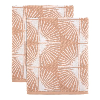 Nicole Miller Kendall Clay 2-Pack Bath Towel Set - Bath Towel 2pk Set