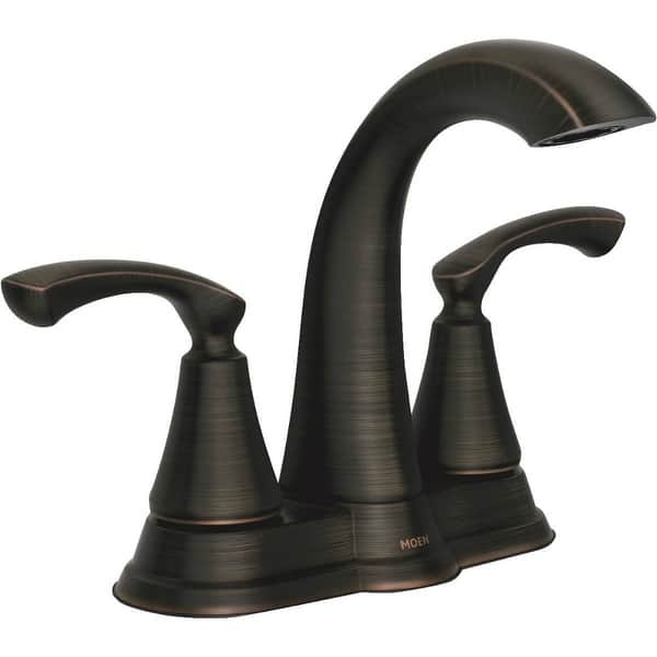 Moen WS84876BRB Tiffin 2Handle High Arc Bathroom Faucet, Mediterranean
