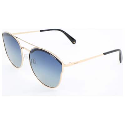 Polaroid Woman 60mm Gold Blue Sunglasses PLD4057-S-LKS-60
