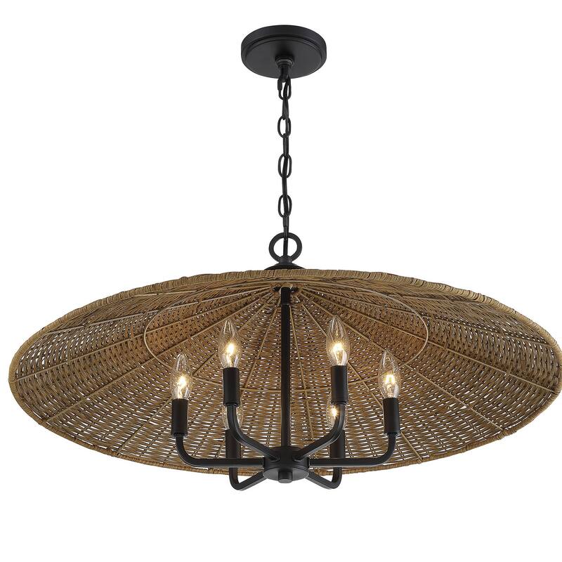 Savoy House Eman 6 Light 30" Wide Pendant