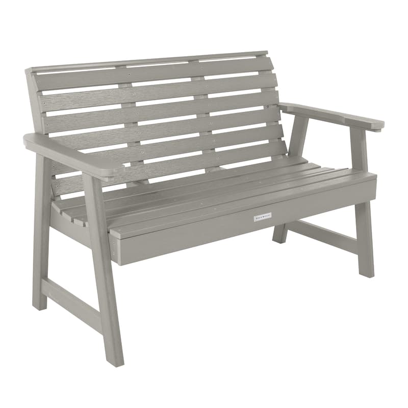 HIGHWOOD Weatherly Eco-Friendly 4-foot Garden Bench - Harbor Gray