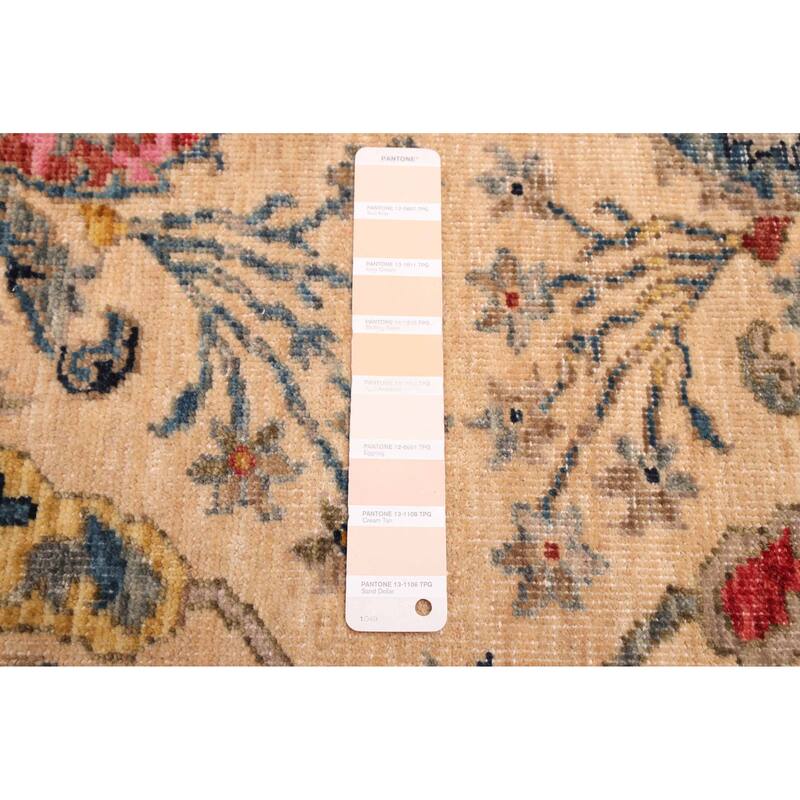 ECARPETGALLERY Hand-knotted Heritage Beige Wool Rug - 3'0 x 5'0