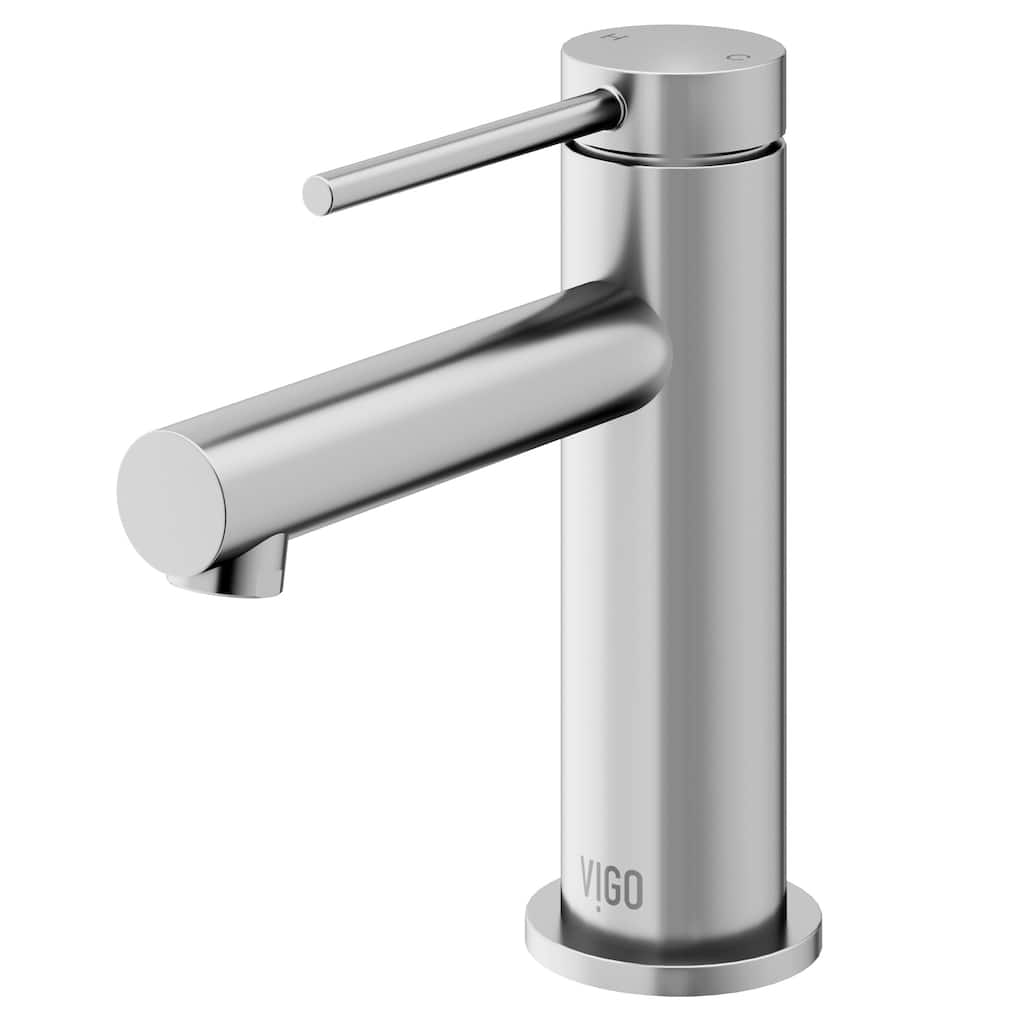 VIGO Jewel 6" H Single Handle Single Hole Bathroom Faucet
