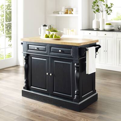 Oxford Kitchen Island W/X-Back Stools