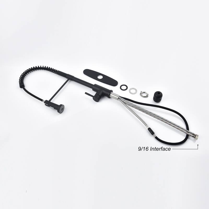 Single-Handle Pull-Down Sprayer Kitchen Faucet