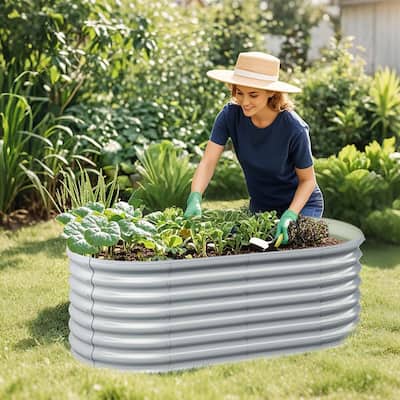 Costway Raised Garden Bed Kit Planter Raised Garden Boxes Outdoor 65" - See Details