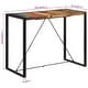 preview thumbnail 3 of 6, vidaXL Bar Table 55.1"x27.6"x43.3" Solid Wood Reclaimed - 55.1" x 27.6" x 43.3"