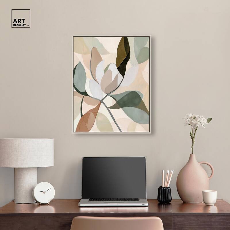 Leaf Prints II Canvas by Art Remedy