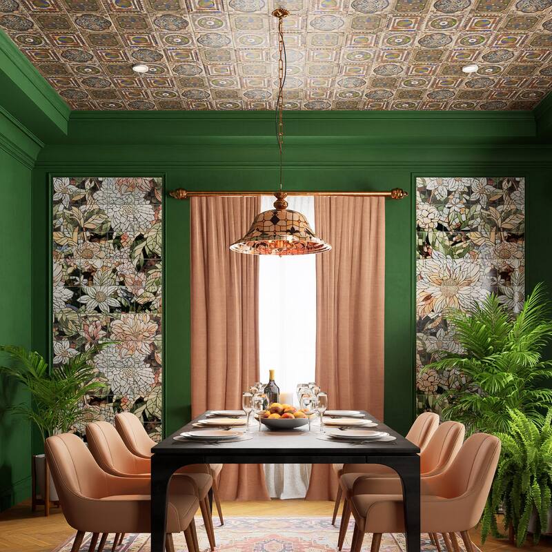 Merola Tile Ritz Anticatto Color 7-7/8" x 7-7/8" Ceramic Wall Tile