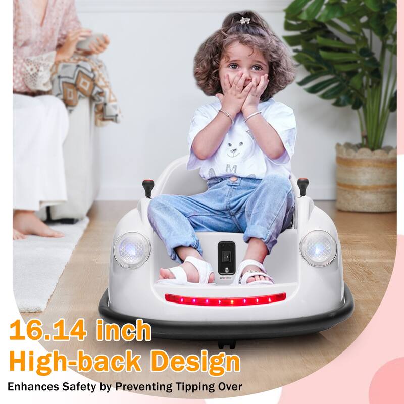 12V Ride On Electric Bumper Car for Kids with Parent Remote