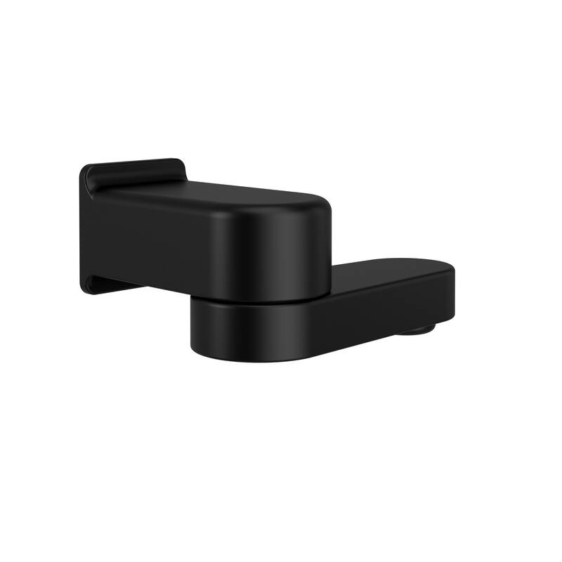 Fold Away Tub Spout with Diverter Universal Connection Options Matte Black