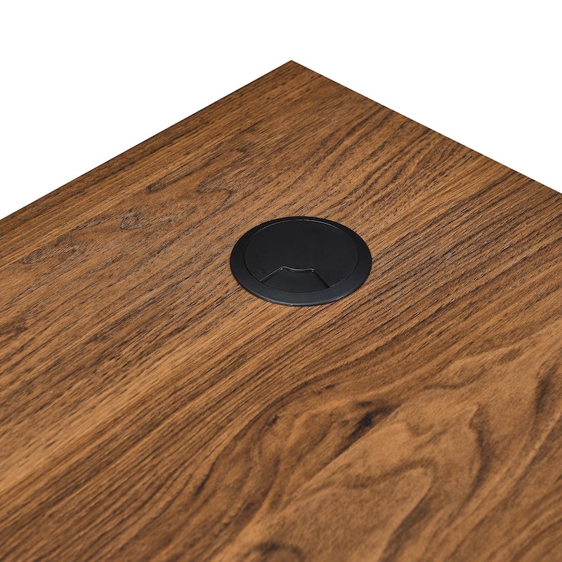 Venture L-Shaped Wood Office Desk