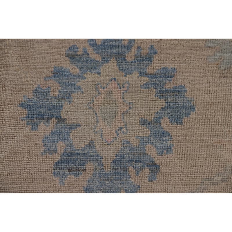 Floral Oushak Oriental Area Rug Handmade Wool Carpet - 8'0"x 10'1"