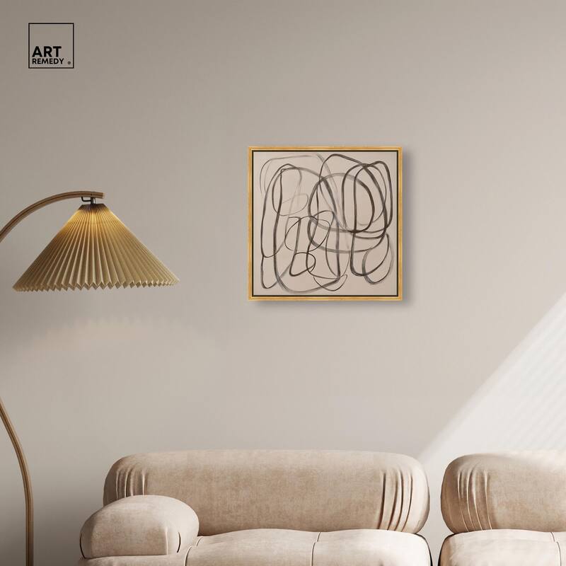 Unbroken Line II Canvas by Art Remedy