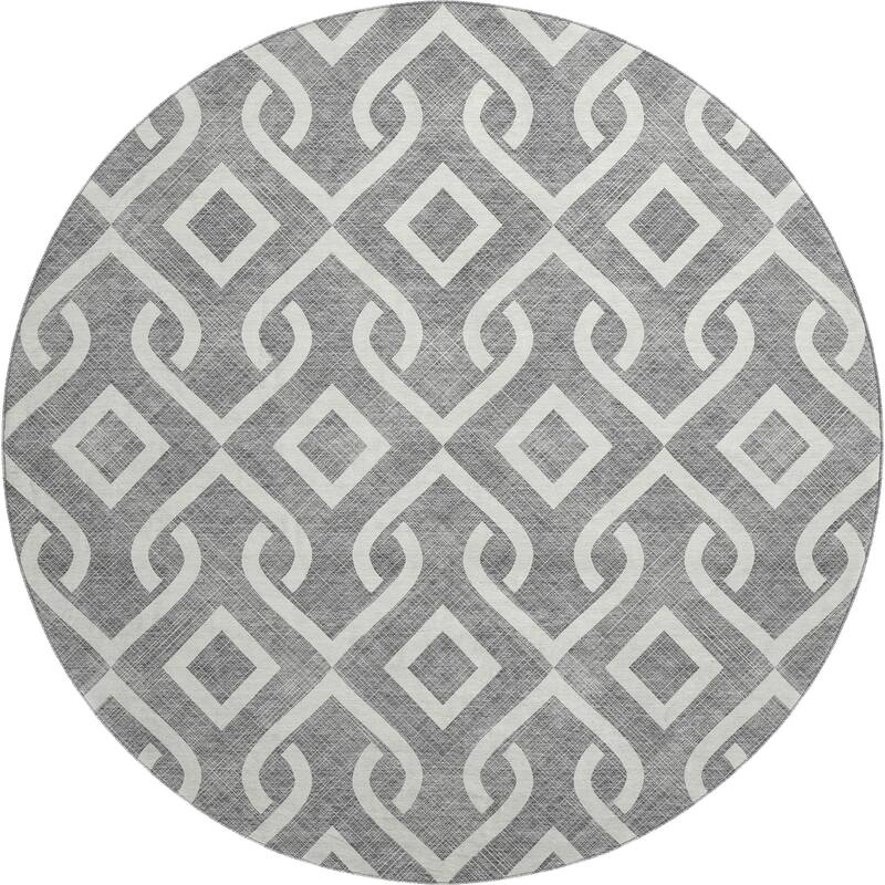Premium Washable Super Soft Modern Medallions Mayfield Rug